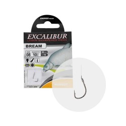 Excalibur Brasem onderlijn|#6 | 0.18mm | 50 cm | 10 st