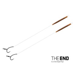 Delphin THE END Fluorocarbon D-Rig - 20cm | 17lbs | #4