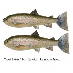 Trout Skinz 15 cm - 2 Stuks - Rainbow Trout
